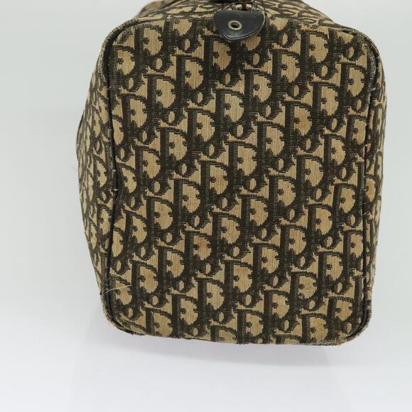 DIOR Trotter Canvas Boston Bag Navy Gold - Picture 4 of 12